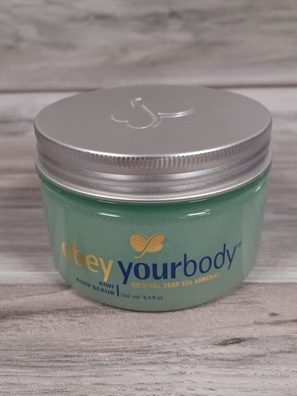 Obey Your Body Dead Sea Minerals Kiwi Body Scrub New